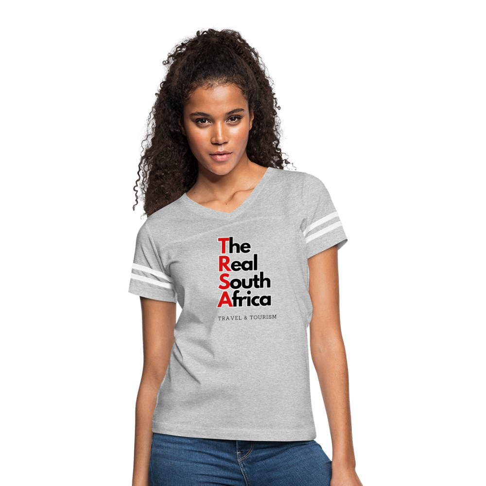 Women’s TRSA Vintage Sport T-Shirt - heather gray/white