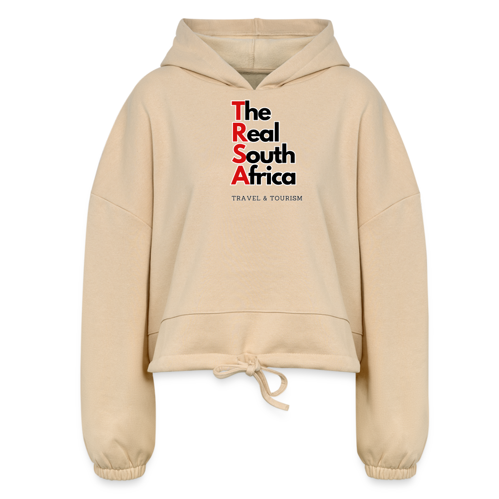 Women’s TRSA Cropped Hoodie - nude
