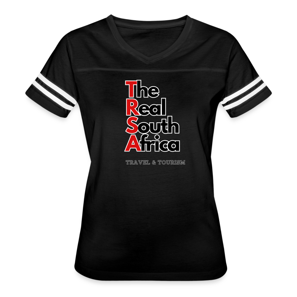 Women’s TRSA Vintage Sport T-Shirt - black/white