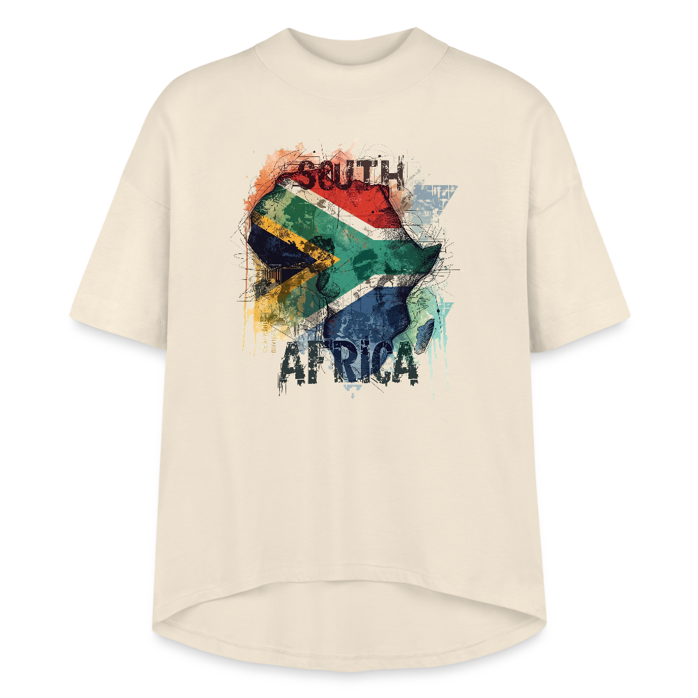 Rainbow Sketch Hi-Lo Tee: Women's - Natural