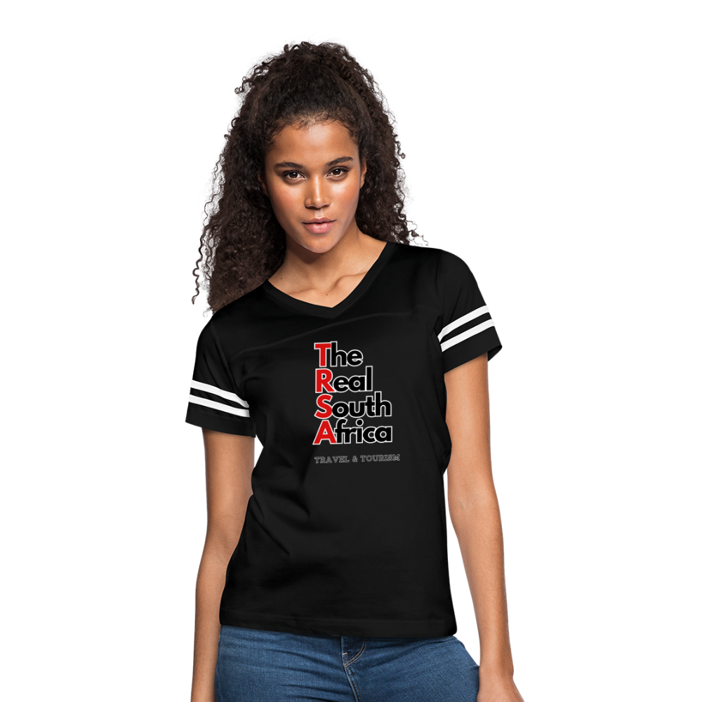 Women’s TRSA Vintage Sport T-Shirt - black/white