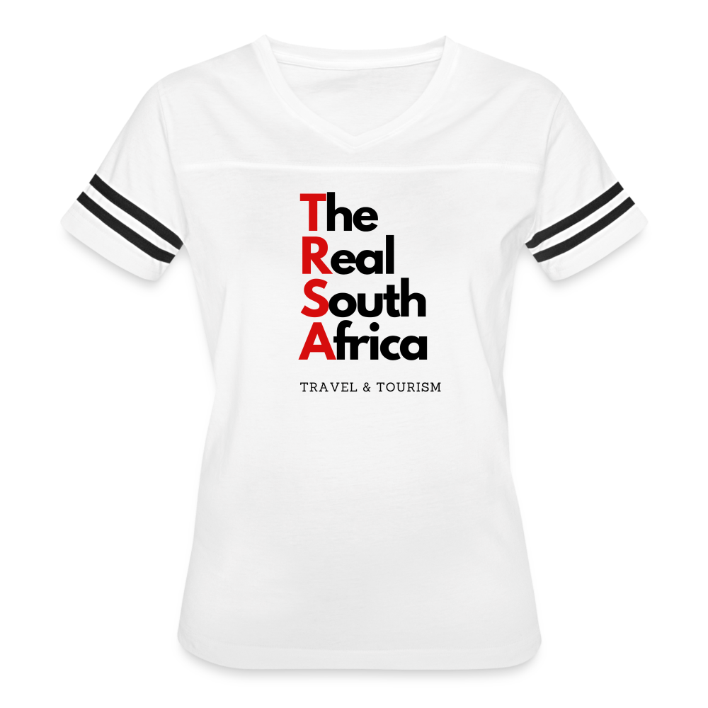 Women’s TRSA Vintage Sport T-Shirt - white/black