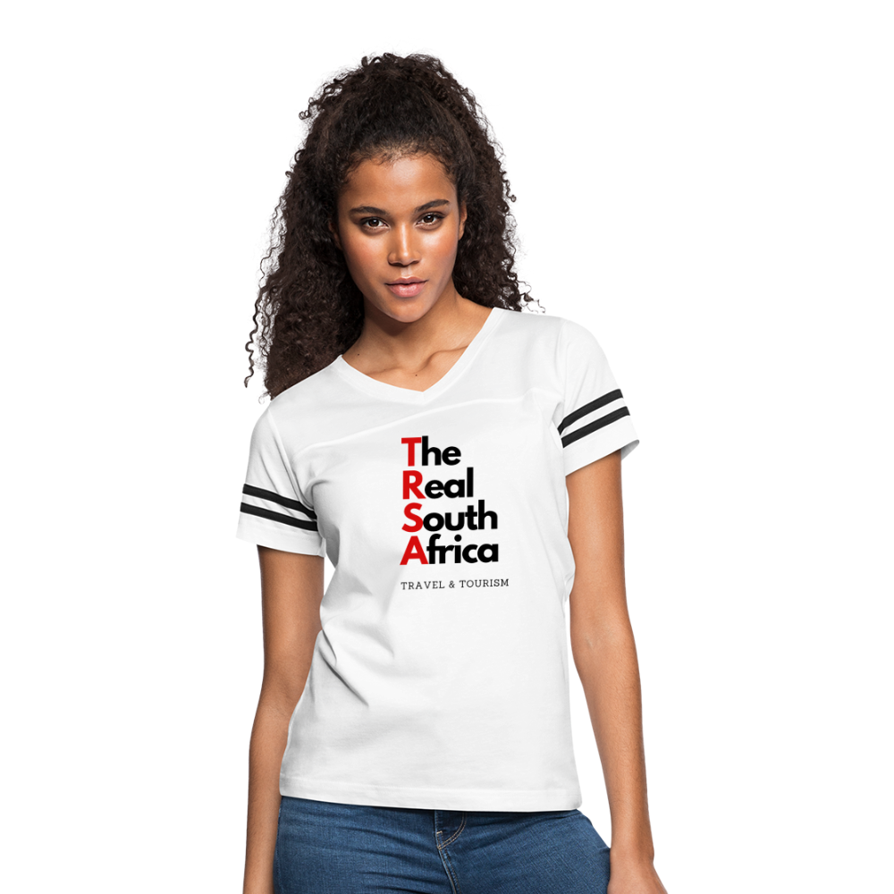 Women’s TRSA Vintage Sport T-Shirt - white/black