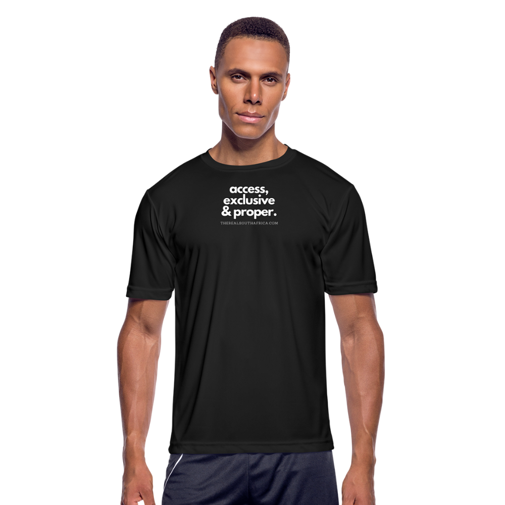 Men’s Moisture Wicking Performance T-Shirt - black