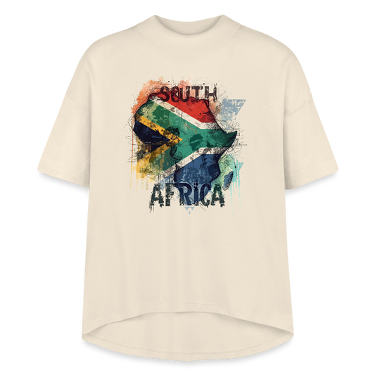 Rainbow Sketch Hi-Lo Tee: Women's - Natural