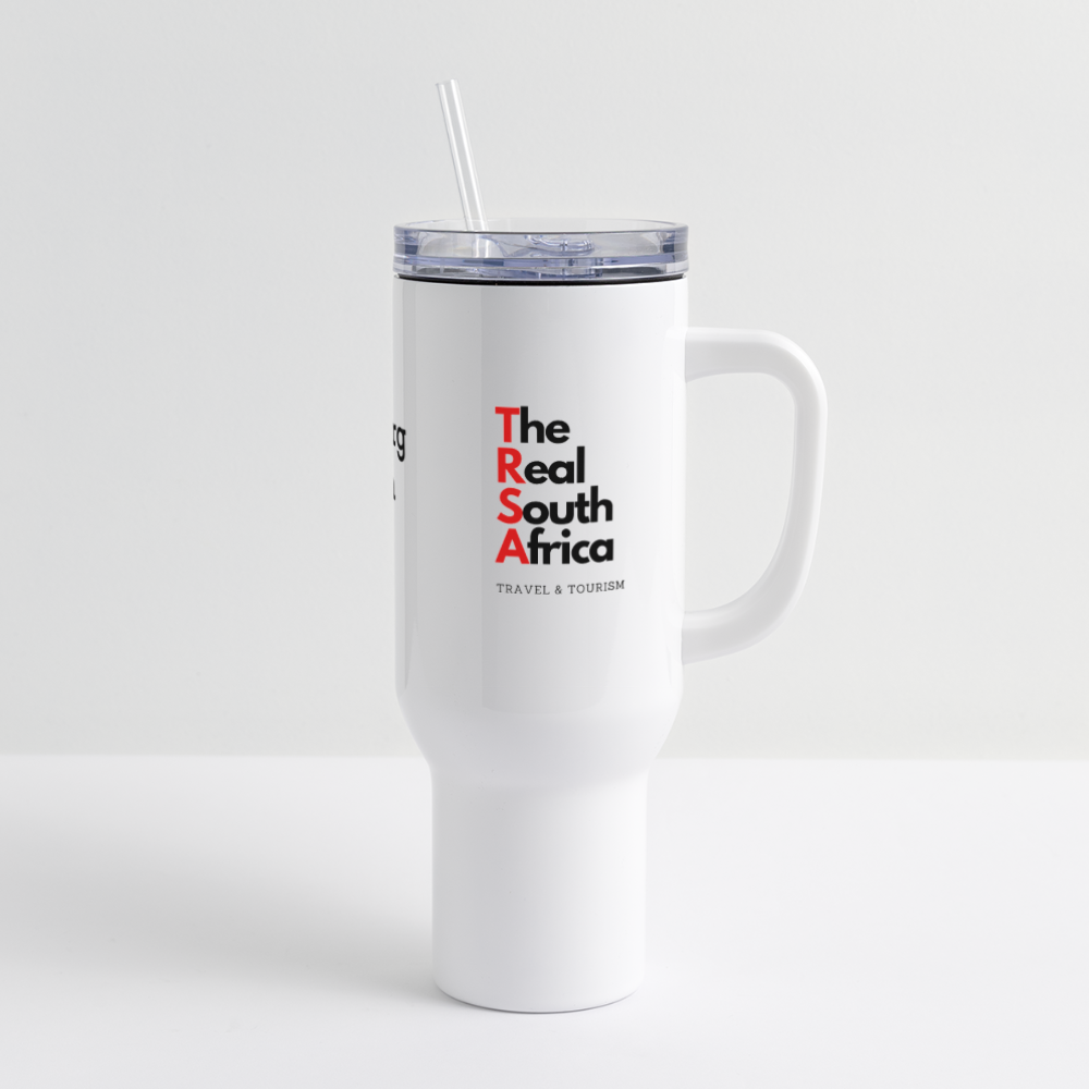 40 oz TRSA Travel Tumbler - white