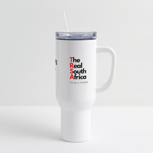 40 oz TRSA Travel Tumbler - white