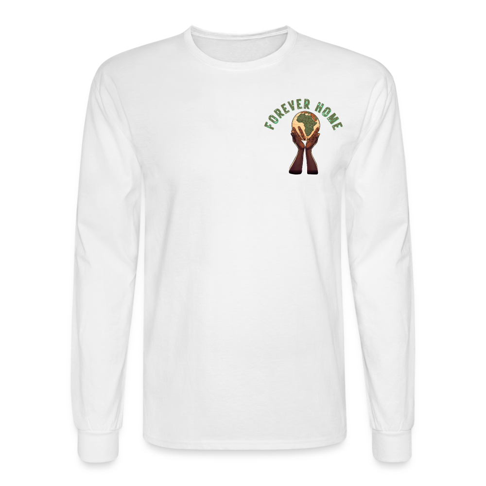 Men's "Forever Home" Long Sleeve T-Shirt - white