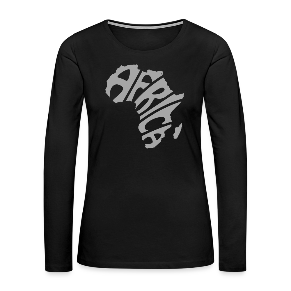 Africa Long Sleeve T-Shirt - black