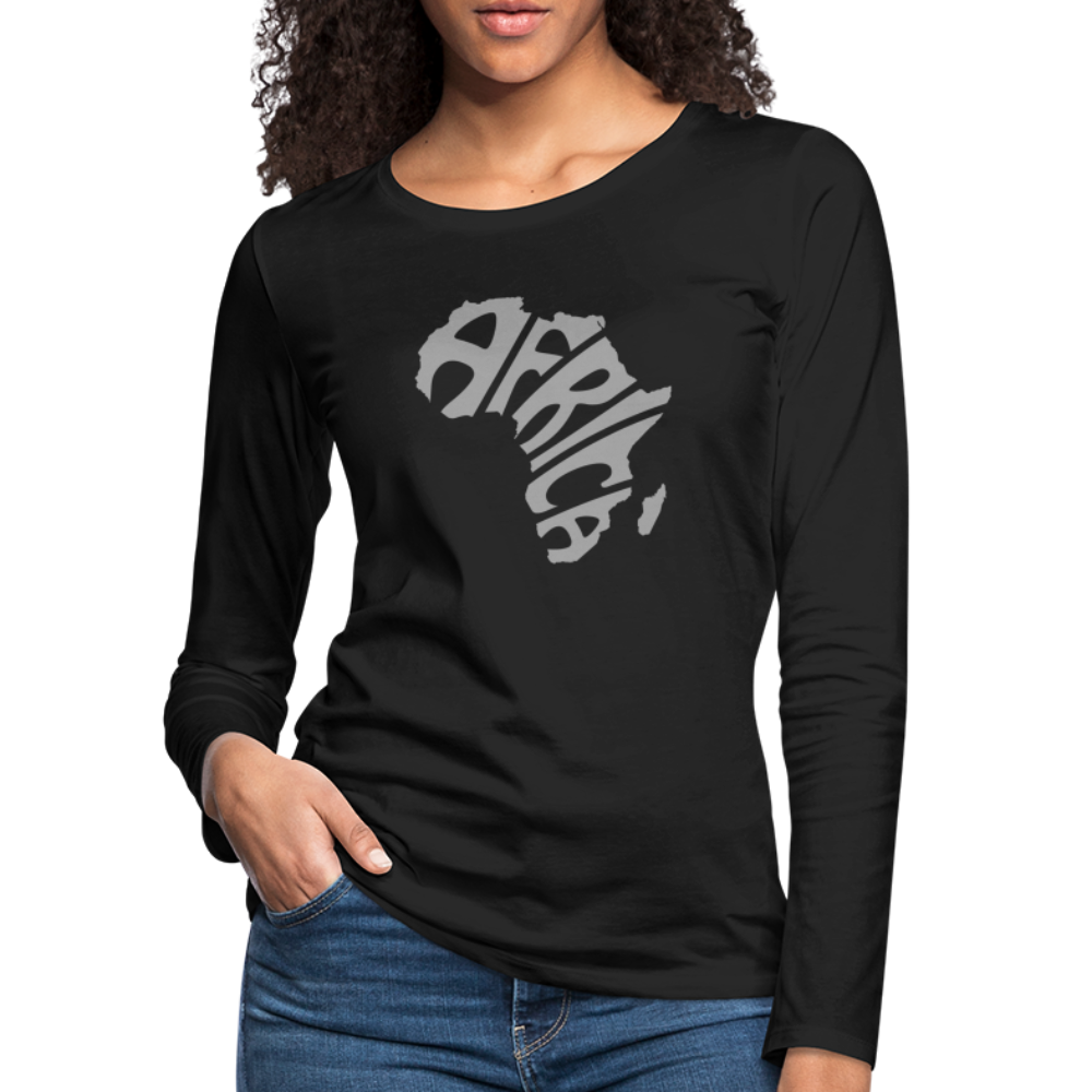 Africa Long Sleeve T-Shirt - black