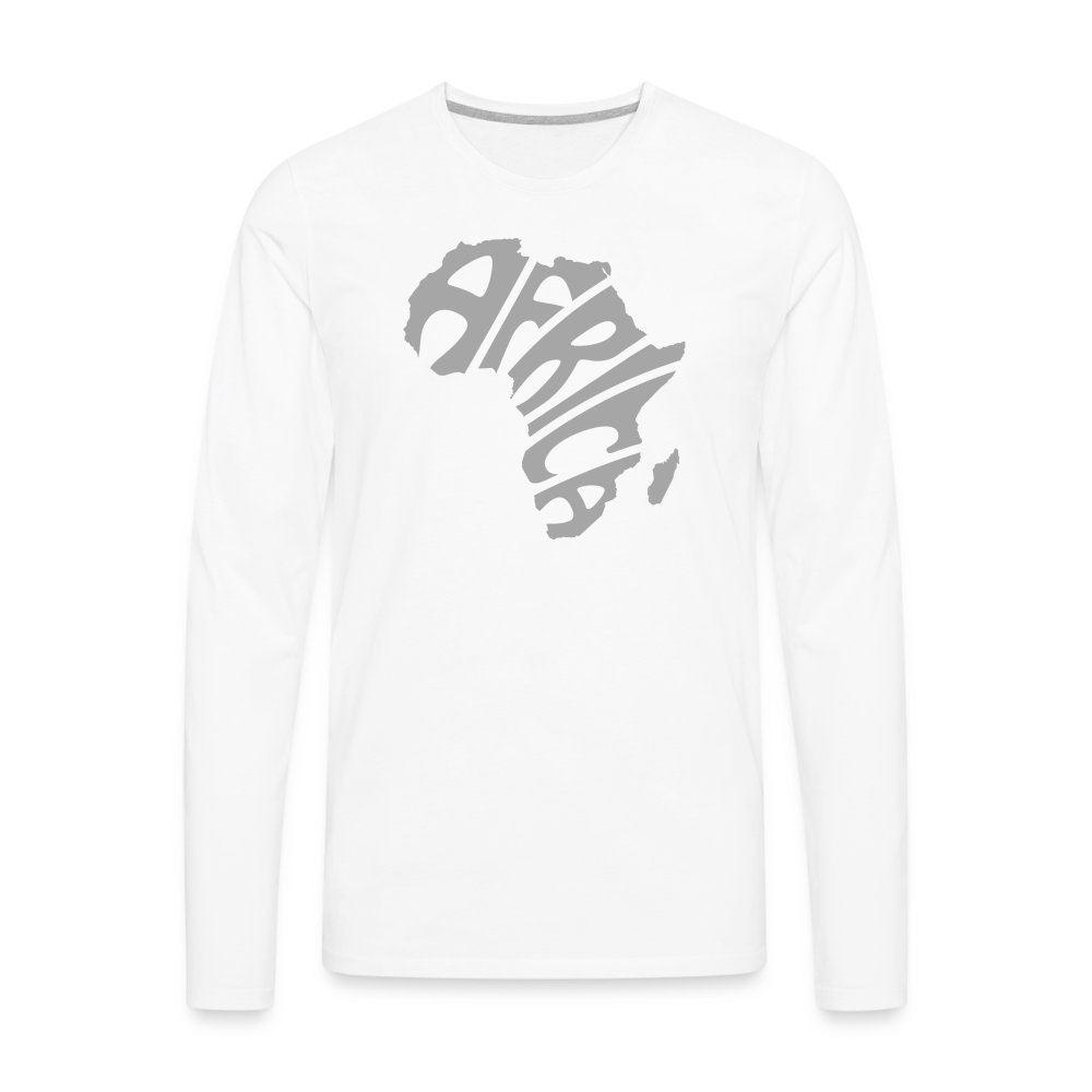 Africa Long Sleeve T-Shirt - white