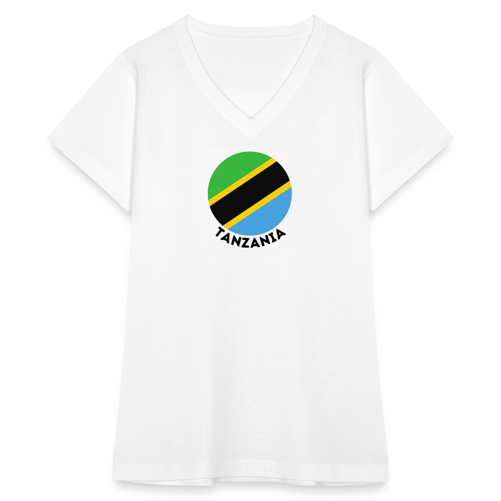 Women's Tanzania V-Neck T-Shirt - white