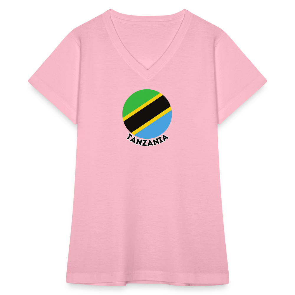 Women's Tanzania V-Neck T-Shirt - pink