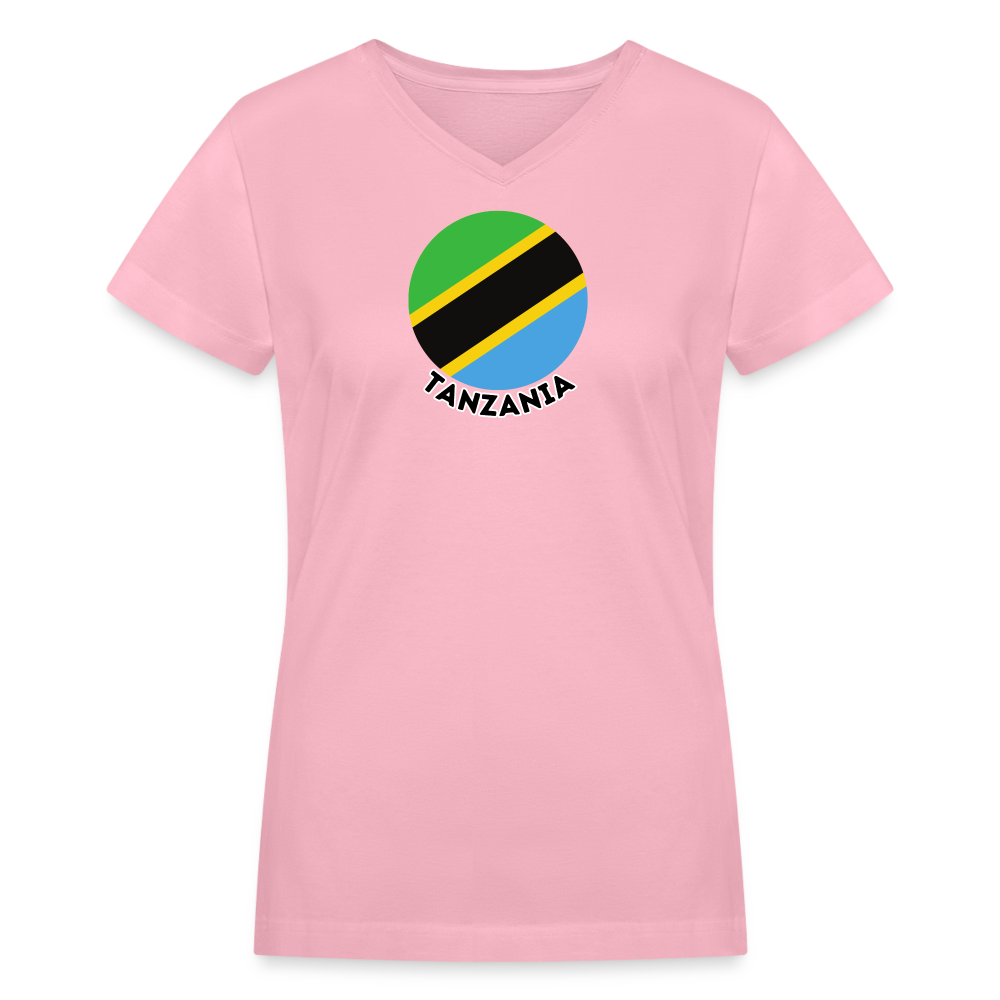 Women's Tanzania V-Neck T-Shirt - pink