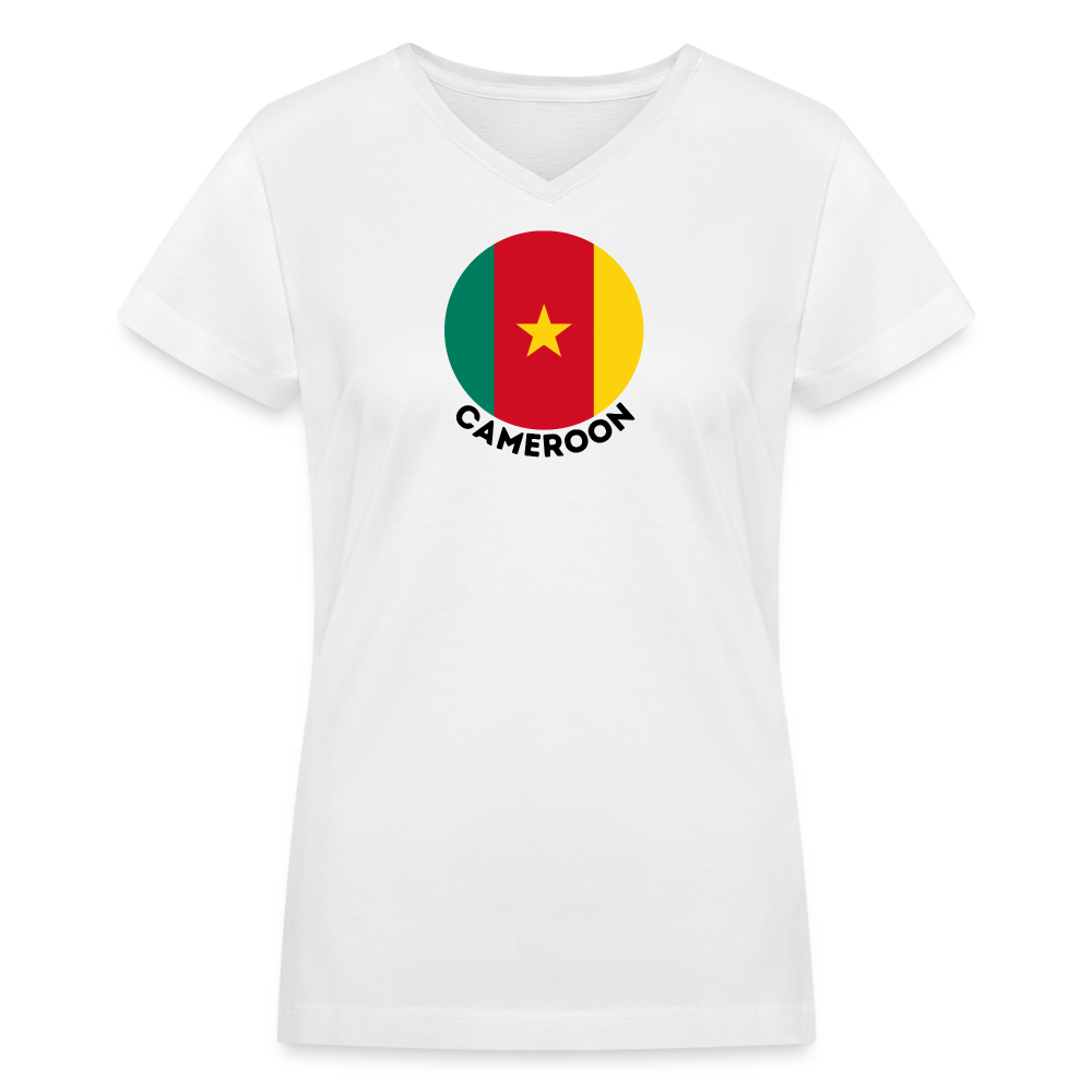 Women's Cameroon V-Neck T-Shirt - white