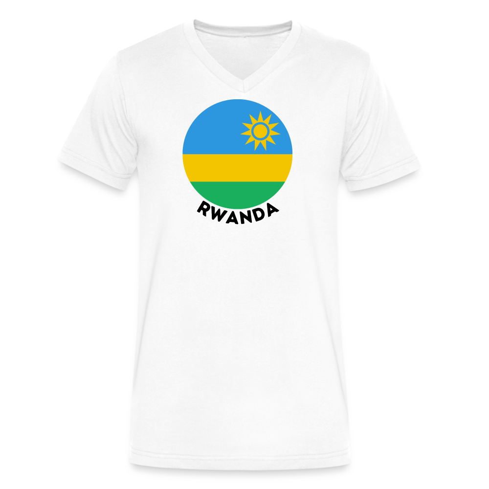 Men's Rwanda V-Neck T-Shirt - white