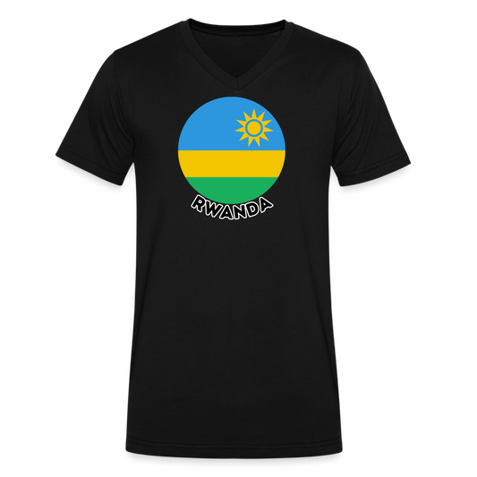 Men's Rwanda V-Neck T-Shirt - black