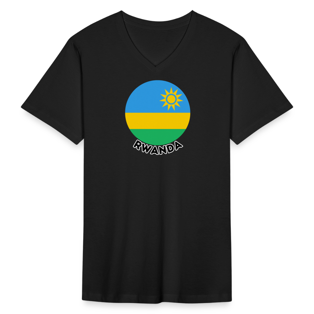 Men's Rwanda V-Neck T-Shirt - black