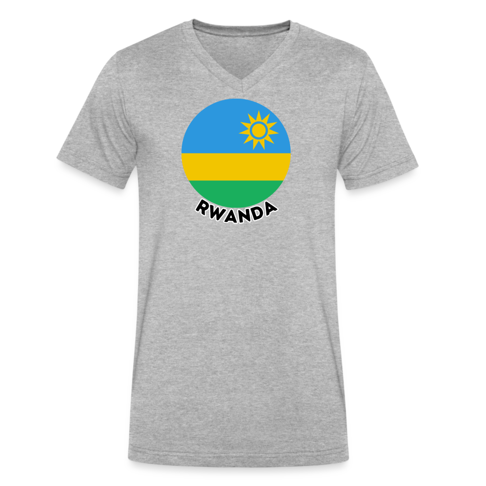 Men's Rwanda V-Neck T-Shirt - heather gray