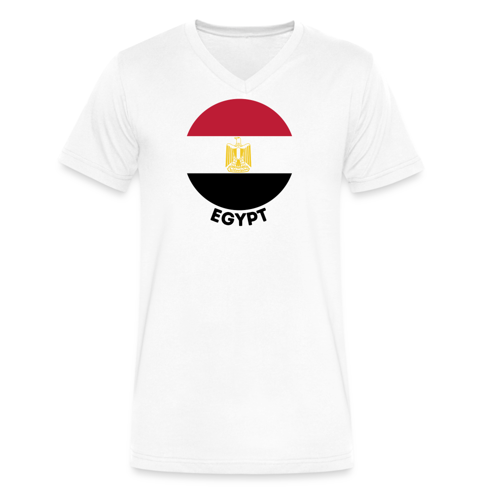 Men's Egypt V-Neck T-Shirt - white