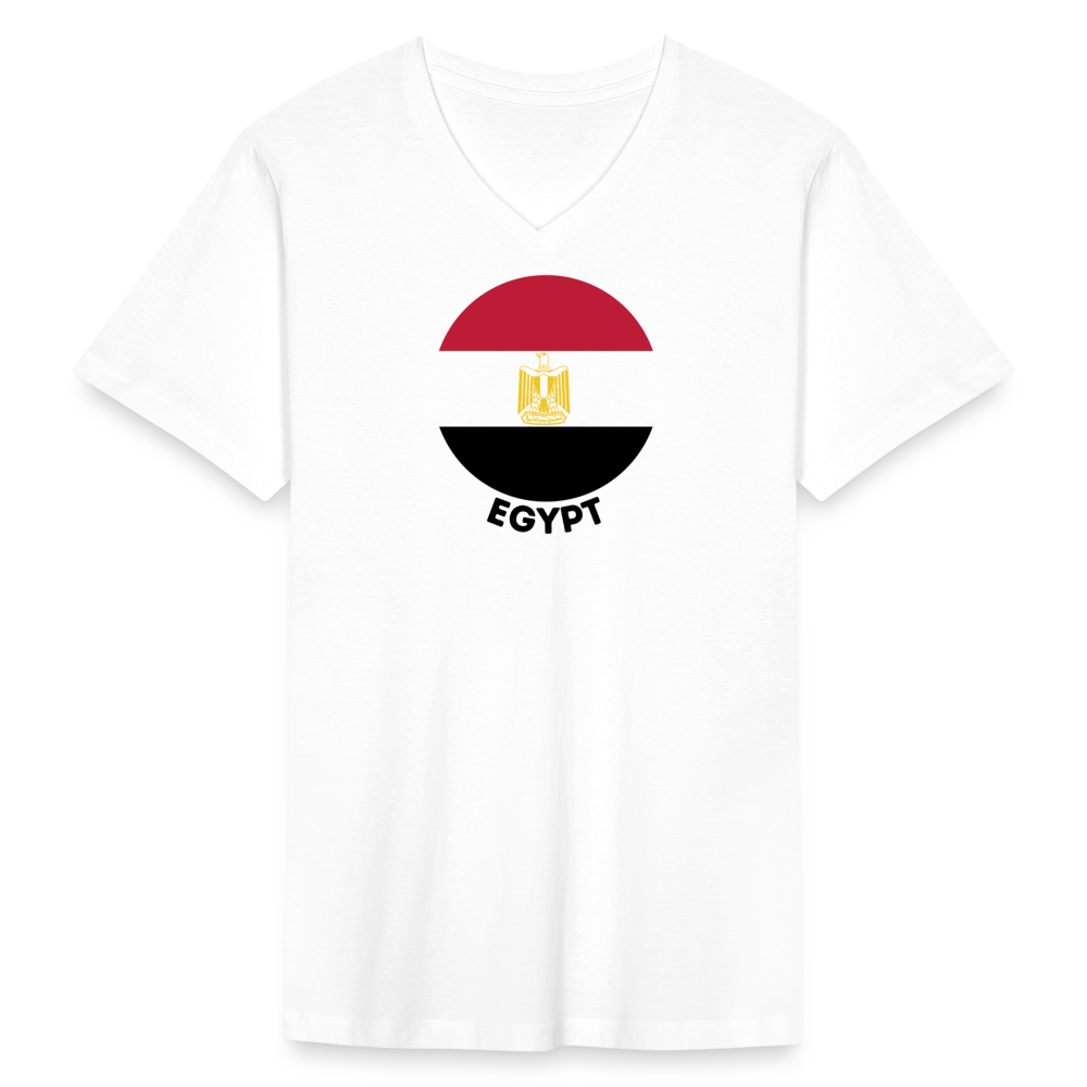 Men's Egypt V-Neck T-Shirt - white