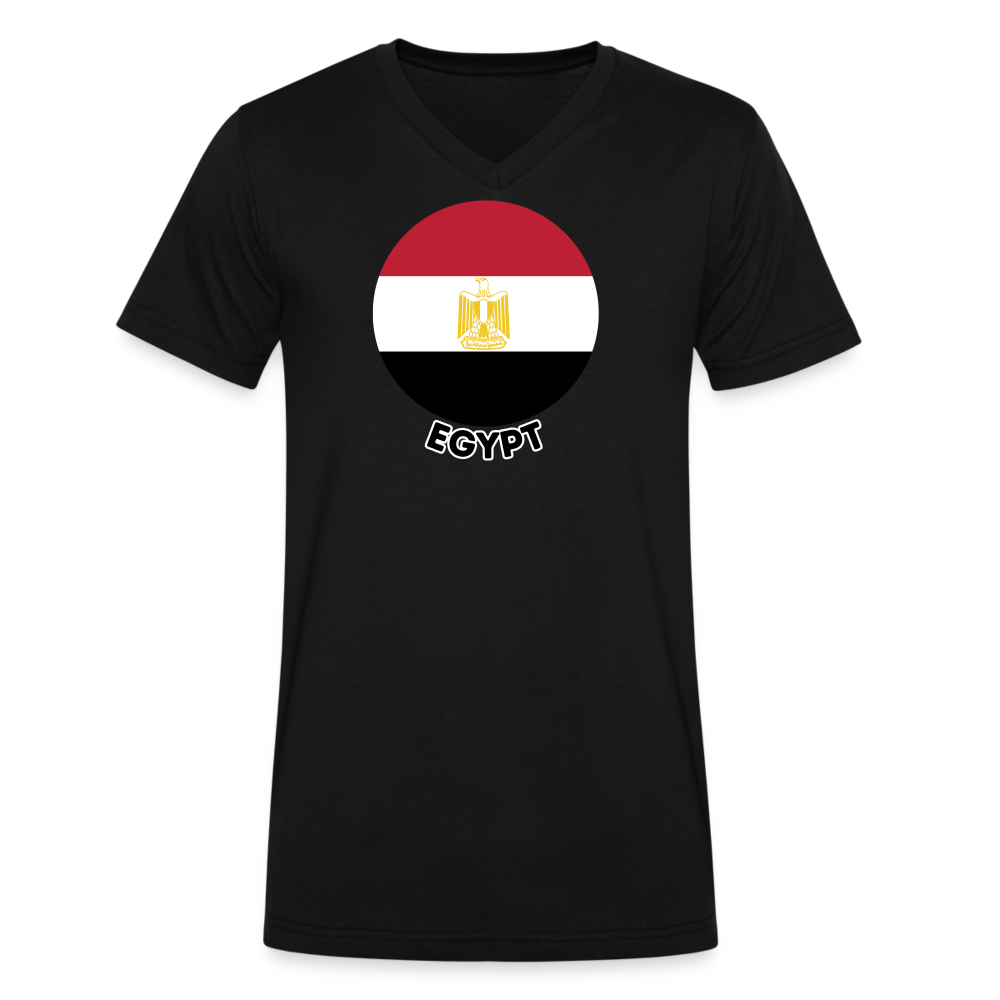 Men's Egypt V-Neck T-Shirt - black