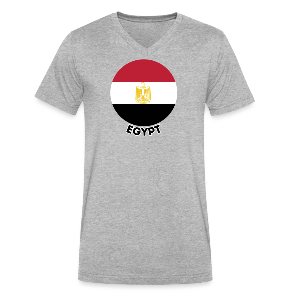 Men's Egypt V-Neck T-Shirt - heather gray