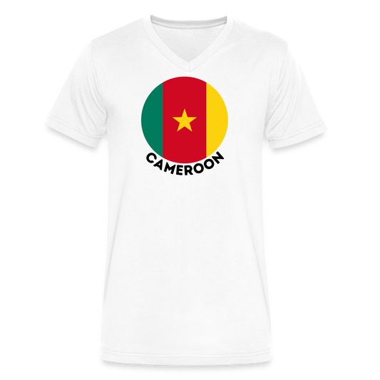 Men's Cameroon V-Neck T-Shirt - white