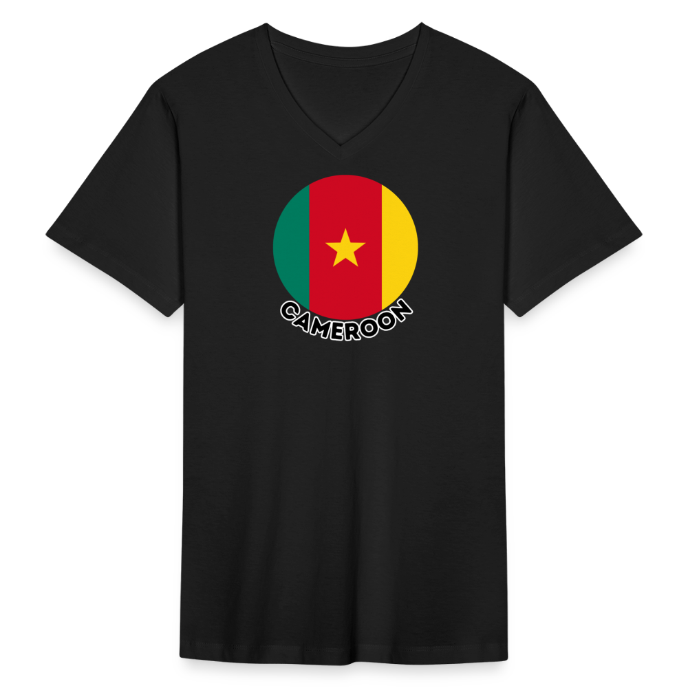 Men's Cameroon V-Neck T-Shirt - black