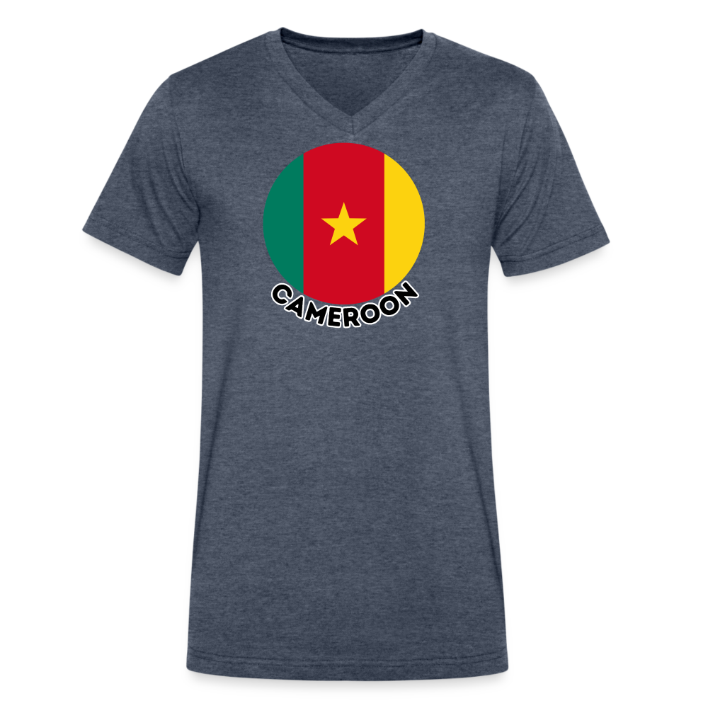 Men's Cameroon V-Neck T-Shirt - heather navy