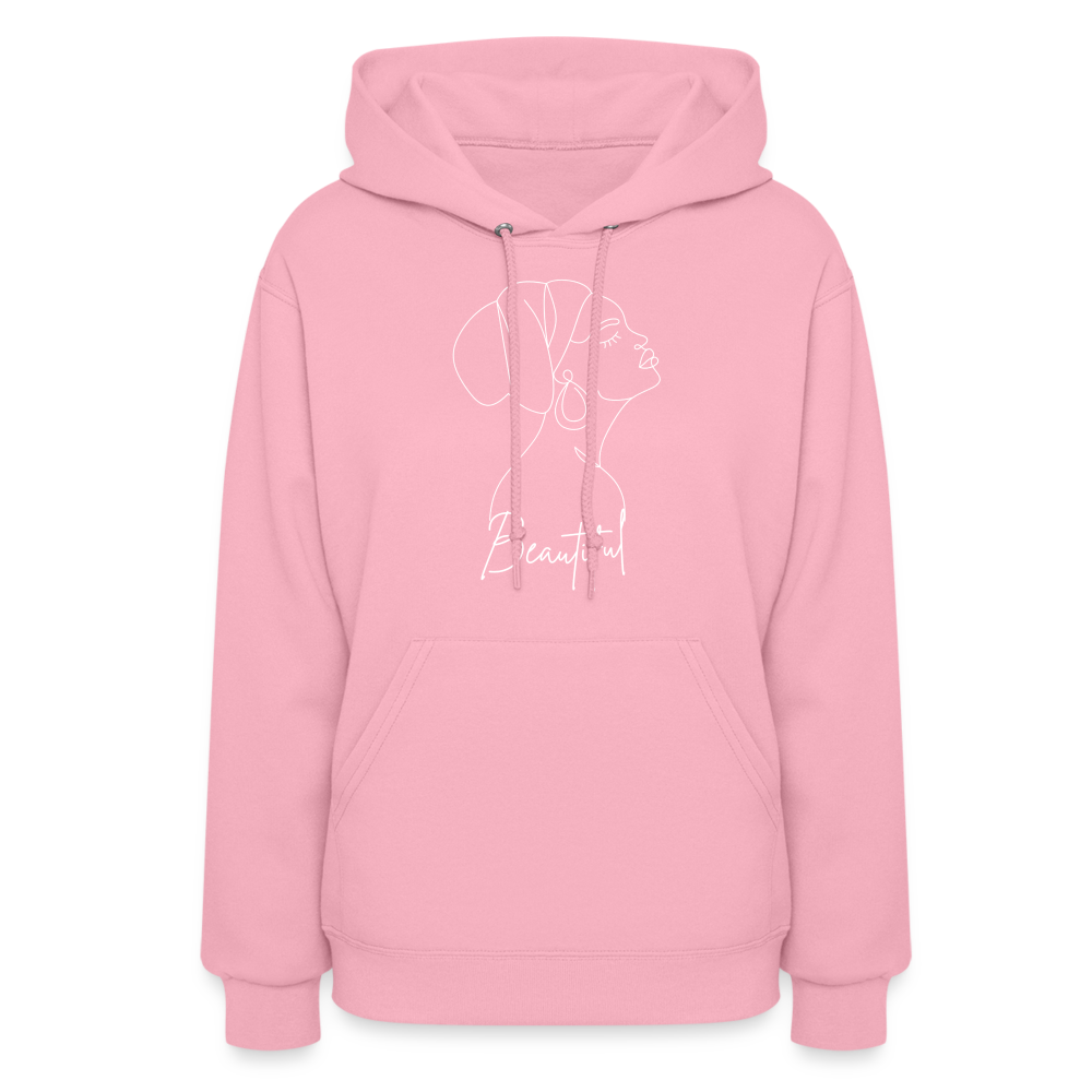 Women's "Beautiful" Hoodie - classic pink