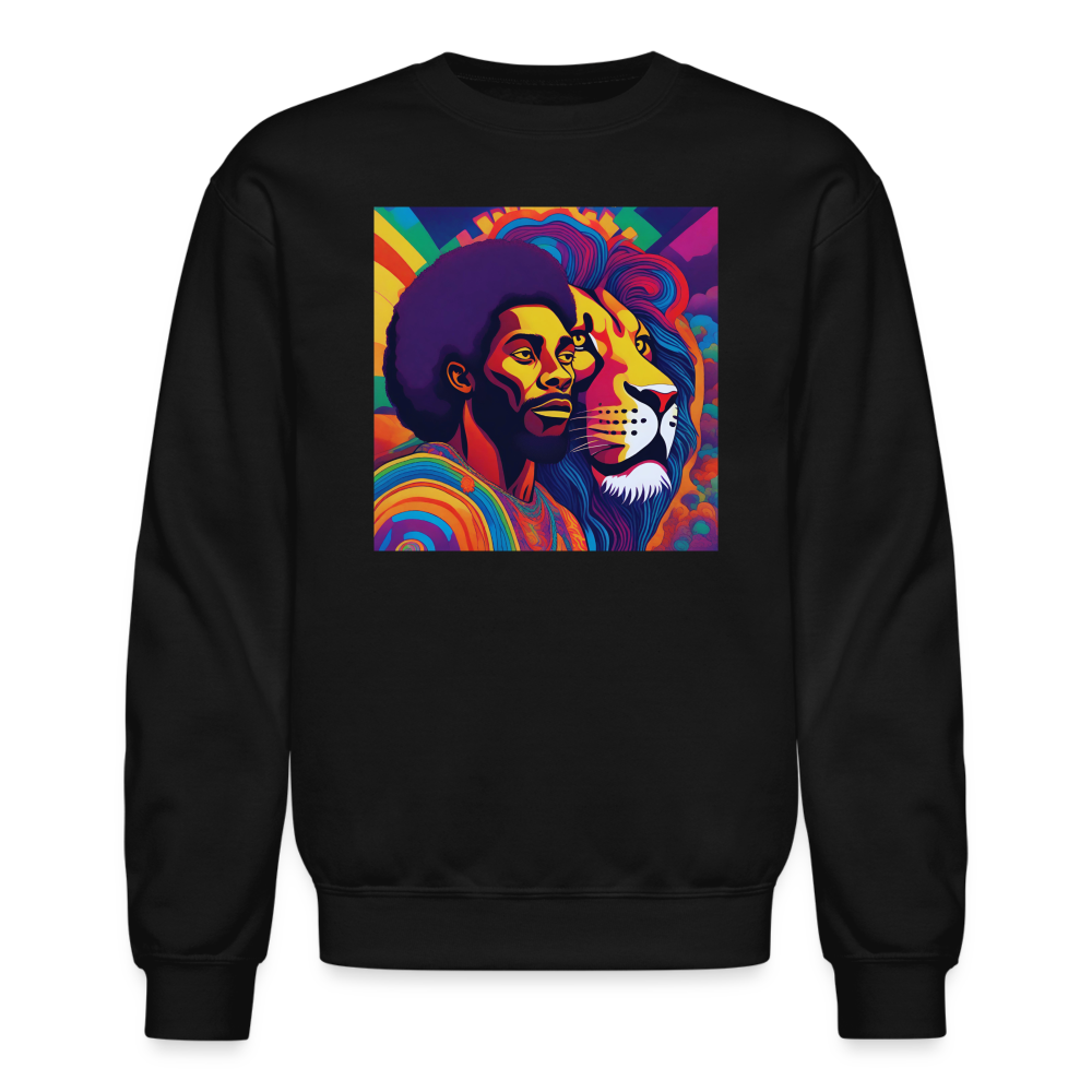 "Power" Crewneck Sweatshirt - black