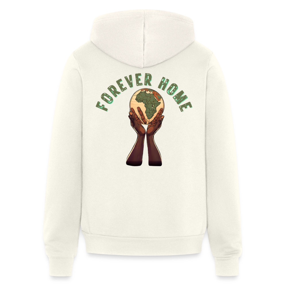 "Forever Home" Unisex Full Zip Hoodie - vintage white