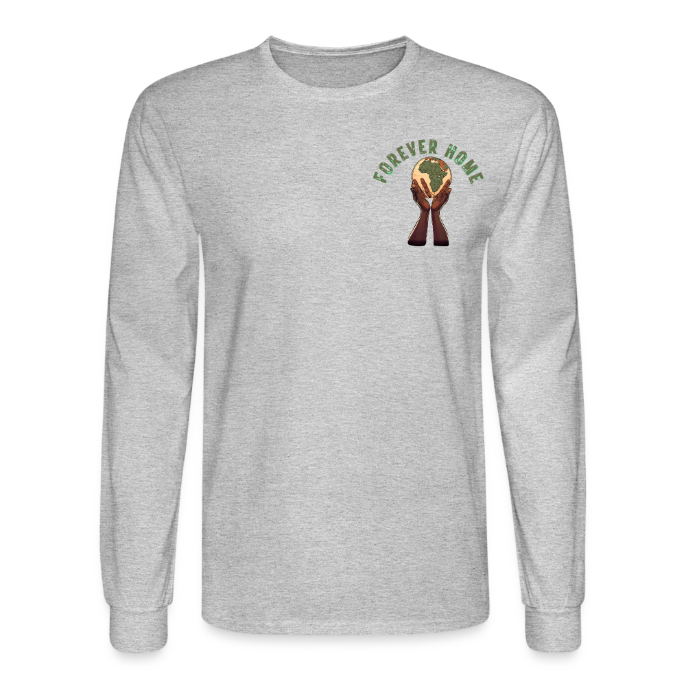 Men's "Forever Home" Long Sleeve T-Shirt - heather gray