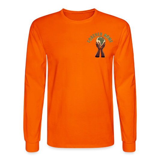 Men's "Forever Home" Long Sleeve T-Shirt - orange