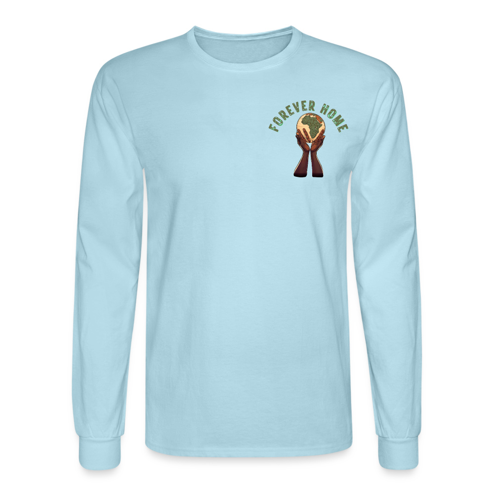 Men's "Forever Home" Long Sleeve T-Shirt - powder blue