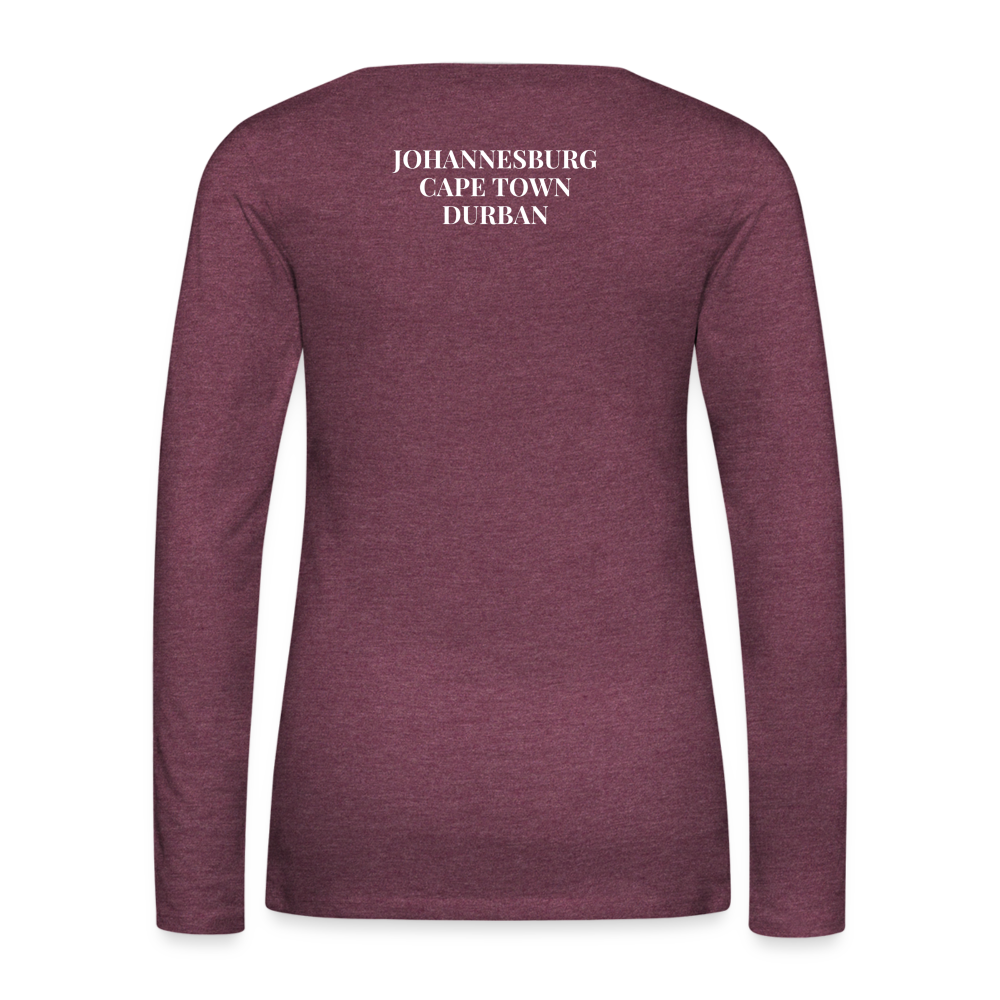 Women's TRSA Long Sleeve T-Shirt - heather burgundy