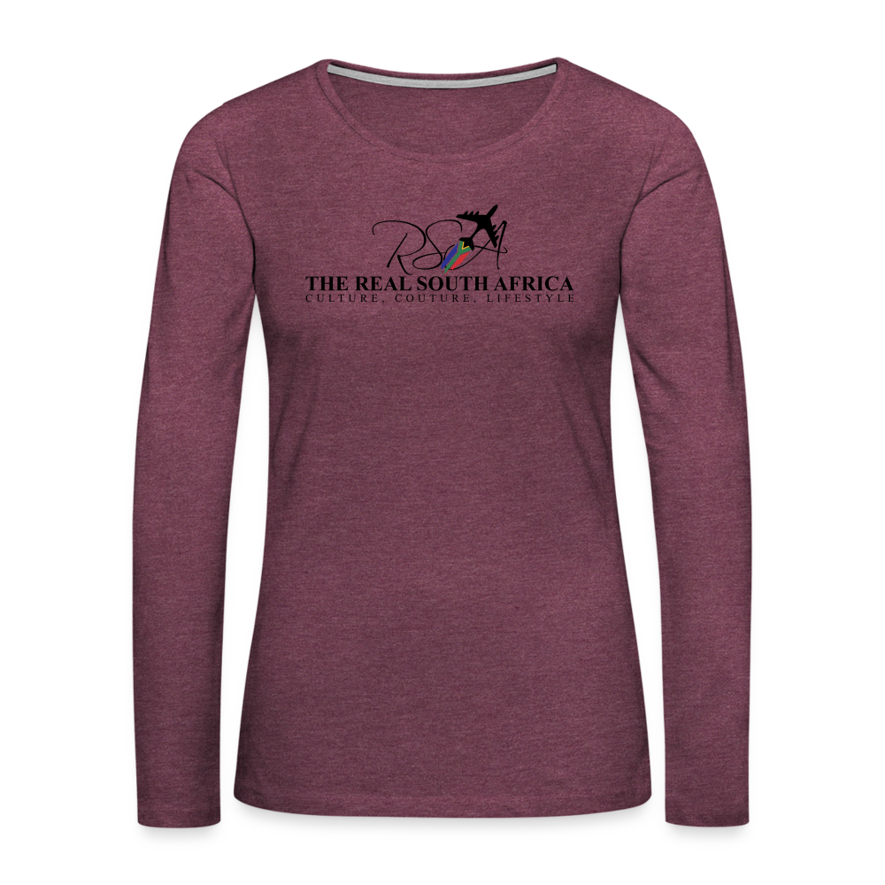 Women's TRSA Long Sleeve T-Shirt - heather burgundy