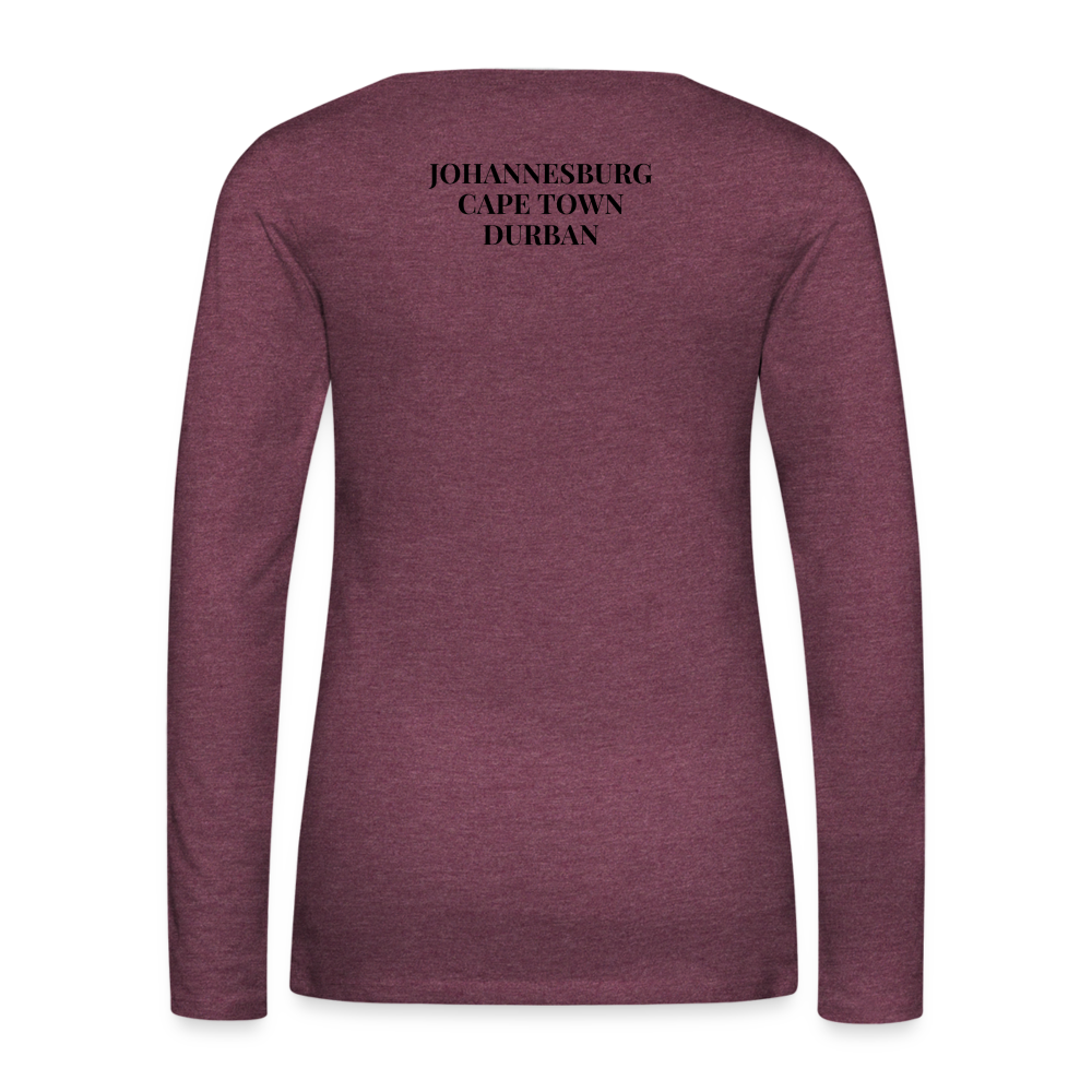 Women's TRSA Long Sleeve T-Shirt - heather burgundy