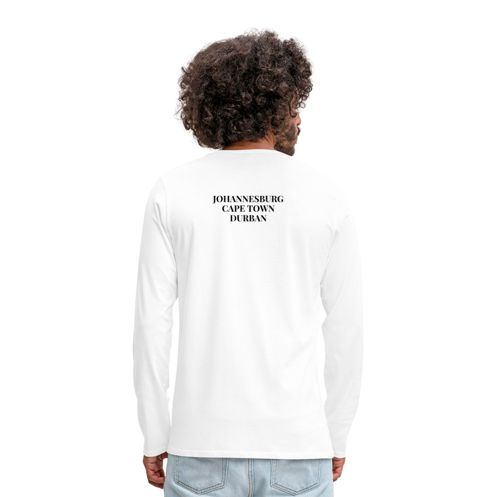 Men's Premium Long Sleeve T-Shirt - white