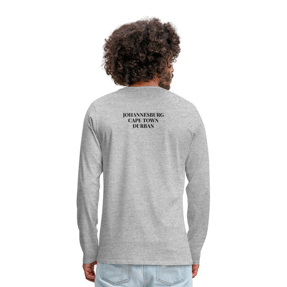 Men's Premium Long Sleeve T-Shirt - heather gray